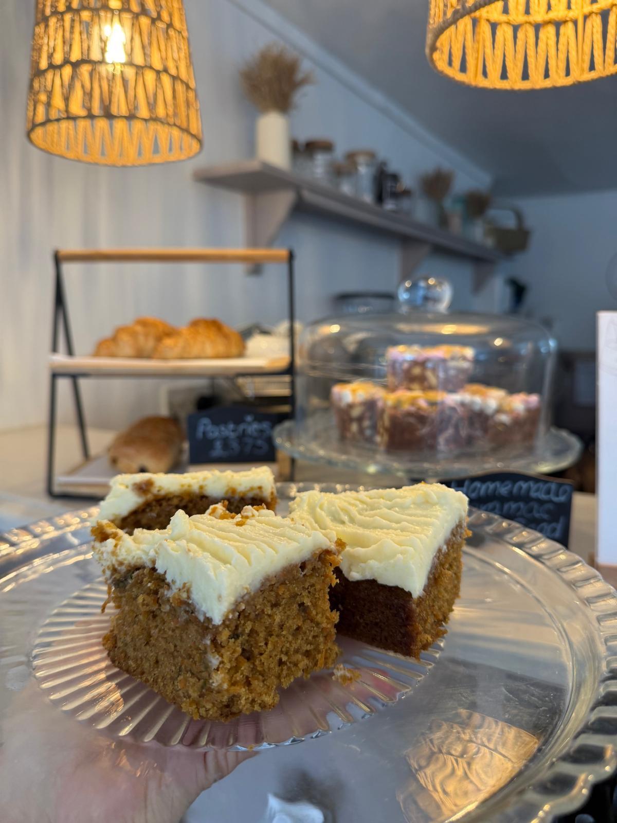 Homemade carrot cake
