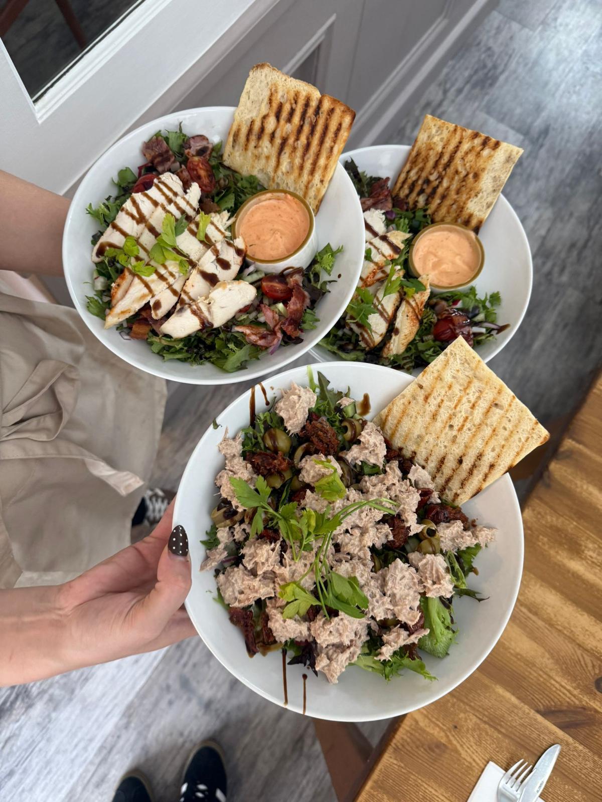 Fresh salad bowls